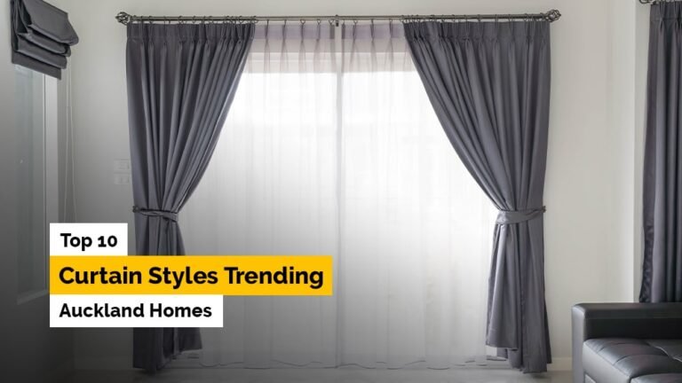 Top 10 Curtain Styles Trending in Auckland Homes